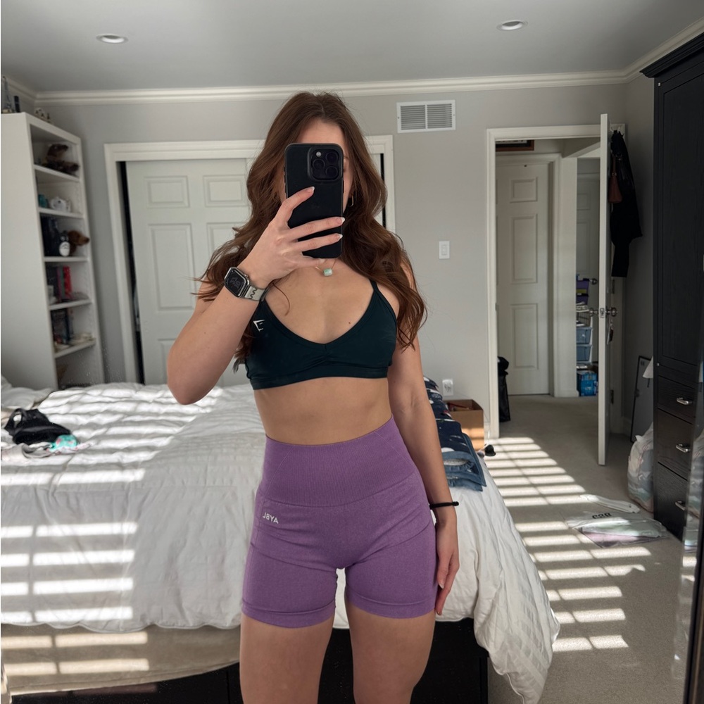 AYBL Empower Shorts in Purple Marl